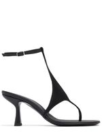70mm Bo Diamond Leather Sandals
