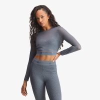 adidas x Stella McCartney Asmc Longsleeve Lace Crop Top Onix L