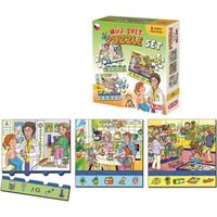 Efko Soubor Puzzle 3 v 1 Můj svět