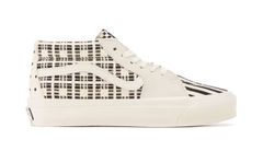 Vans Sk8-Mid Reissue 83 LX Patt Unisex - Tenisky Vans - Bílá - VN000CQQFS8-10.5 - Size: 10.5