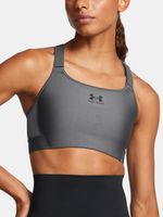 Under Armour UA HeatGear High Cпортен Сутиен Siv