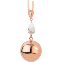 Bola FANTASY Rose Gold Marble Stone кулон-дзвоник для вагітних 1 кс