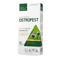 MEDICA HERBS - Ostropest 312mg (Silybum Marianum) - 60caps.