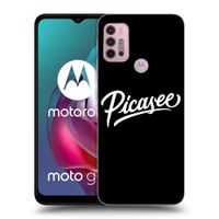 ULTIMATE CASE pro Motorola Moto G30 - Picasee - old logo - white