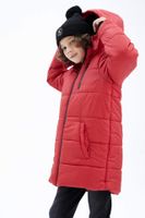 DEFACTO Boy Plush Lined Hooded Long Coat