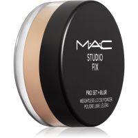 MAC Cosmetics Studio Fix Pro Set + Blur Weightless Loose Powder Mattierender Puder zum Fixieren Farbton Medium Deep 6,5 g