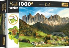 Puzzle s třídičem 2v1: Dolomity, Itálie - puzzle z kategorie Přírodní scenérie