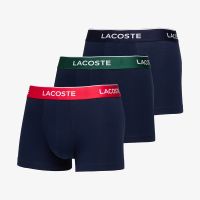 LACOSTE 3-Pack Casual Cotton Stretch Boxers Navy S