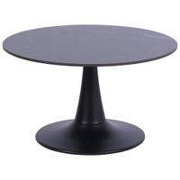 Stylife KONFERENČNÝ STOLÍK, čierna, kov, keramika, 70/70/40 cm