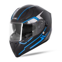 Integrální přilba W-TEC Vesco Glossy Black-Blue XS (53-54)
