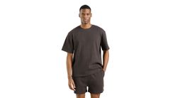Dedicated T-shirt Danviken Waffle Phantom Black Pánske - Tričká Dedicated - Čierna - 22766-L - Size: L