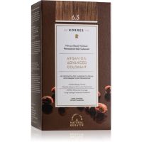 Korres Argan Oil permanentna barva za lase z arganovim oljem odtenek 6.3 Golden / Honey Dark Blonde 50 ml