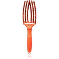 Olivia Garden Fingerbrush Boar & Nylon Щітка для волосся з нейлоновими й кабанячими щетинками Dolce Vita Orange Spritz 1 кс
