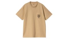 Carhartt WIP S/S Fragments Pocket T-Shirt Dusty H Brown Pánske - Tričká Carhartt WIP - Hnedá - I034407_0IA_XX-XL - Size: XL