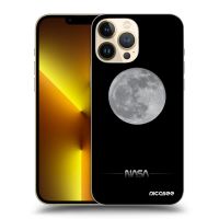 Silikónový prehľadný obal pre Apple iPhone 13 Pro Max - Moon Minimal