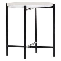 Boxxx PRÍRUČNÝ STOLÍK, čierna, biela