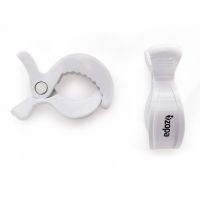 Zopa Multifunctional Stroller Clamps večnamenska zaponka White 2 kos