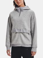 Under Armour UA Project Rock Fleece 1/4 Zip Majica dugih rukava siva