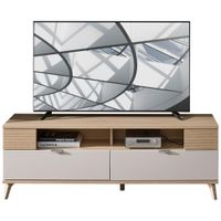 Stylife SKRINKA POD TV, farba duba, kašmírová, 160/56/44 cm