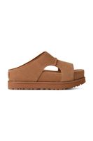 UGG Semišové šľapky UGG W Goldenstar Hi Cutout Slide
