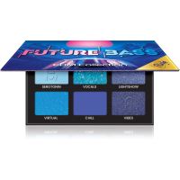 Rude Cosmetics EDM Collection paleta senčil za oči odtenek Future Bass 6 g