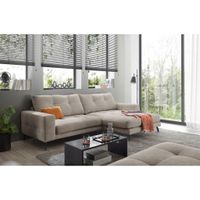Livetastic ROHOVÁ SEDAČKA, textil, sivobéžová