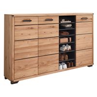 Linea Natura SKRINKA NA TOPÁNKY, grafitová, dub artisan, divoký dub, 160/107/41 cm