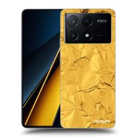 Silikónový prehľadný obal pre Xiaomi Poco X6 Pro - Gold