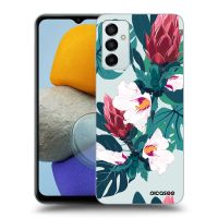 Silikónový prehľadný obal pre Samsung Galaxy M23 5G - Rhododendron