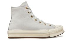 Converse Chuck Taylor All Star EVA Lift Platform Tonal Canvas High Top - Detské - Tenisky Converse - Sivé - A10382C - Veľkosť: 37