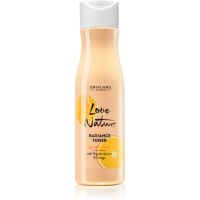 Oriflame Love Nature Organic Apricot & Orange posvjetljujuća voda za lice za hidrataciju lica i smanjenje bora 150 ml