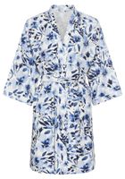 LASCANA Kimono  morsko plava / svijetloplava / bijela