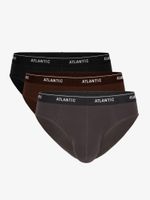 Briefs Atlantic 3MP-157 A'3 S-2XL graphite-black-chocolate 088