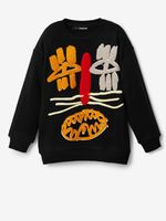 Desigual Mapue Sweatshirt Kinder Schwarz