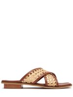 10mm Roma Leather & Rattan Slides