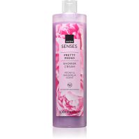 Avon Senses Pretty Peony & Magnolia nežna krema za prhanje 500 ml