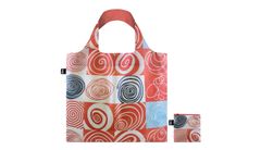 Loqi Louise Bourgeois - Spiral Grids Recycled Bag Unisex - Ruksaci i torbe LOQI - Crvena - LB.SP-One-size - Size: One size