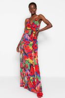Női ruha Trendyol TPRSS23AE00033/Multi-color