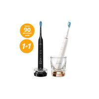 Sonicare Philips 9000 DiamondClean - Sonické Kartáčky S Aplikací A Nabíjecí Sklenička 1+1 - HX9914/57