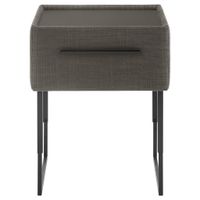 Dieter Knoll NOČNÝ STOLÍK, smrek, borovica, hnedá, 49,3/45,5-61,5/45,9 cm