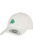 Letter White Low Profile Cap S