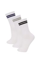 DEFACTO Size 3-Pack Cotton Long Socks