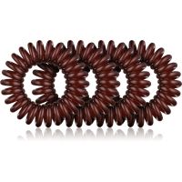 BrushArt Hair Rings гумки для волосся Brown 4 кс