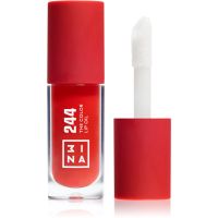 3INA The Color Lip Oil зволожуюча олійка для губ відтінок 244 - Classic Rich Red, sheer 4 мл