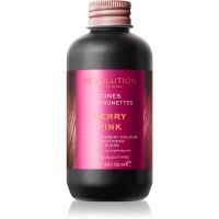 Revolution Haircare Tones For Brunettes tönendes Balsam für braune Farbnuancen des Haares Farbton Berry Pink 150 ml