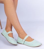 Gemre Zöld női pántos balerinacipő Meremi