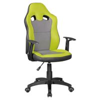 MID.YOU OTOČNÁ STOLIČKA PRE MLÁDEŽ, sivá, zelená
