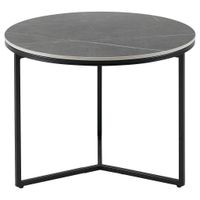 Livetastic PRÍRUČNÝ STOLÍK, sivá, čierna