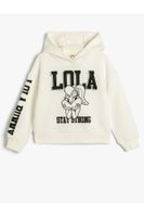 Koton Lola Bunny Hooded Sweatshirt Licensed Long Sleeve Wrap