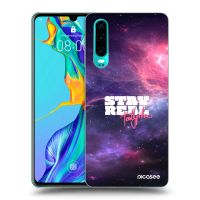 Silikónový čierny obal pre Huawei P30 - Stay Real